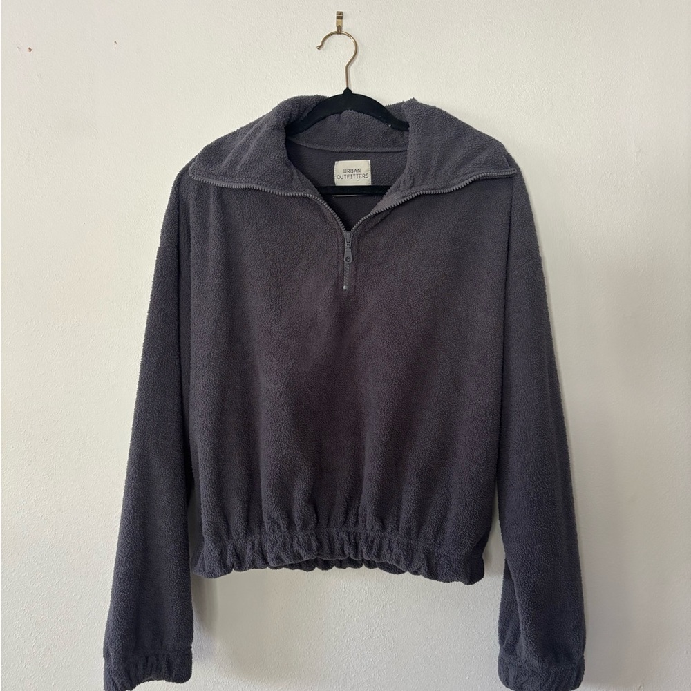 Urban Outfitters Fleece Cropped Pullover
